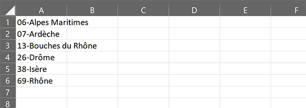 Données de classeur Excel à importer dans une liste déroulante VBA Word