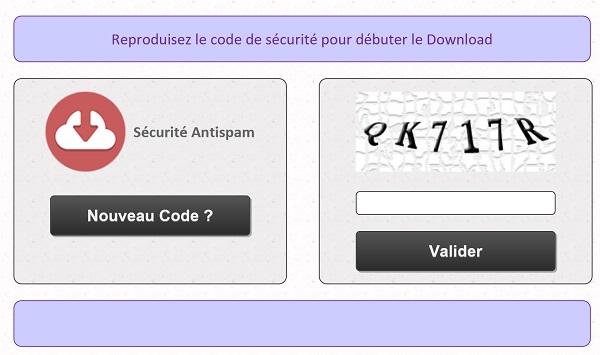 Générer au hasard image et code de sécurité antispam sur page Web en Javascript