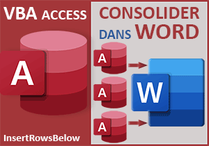 Consolider les données Access dans Word en VBA