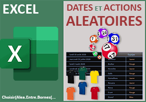 Dates et actions aléatoires avec Excel