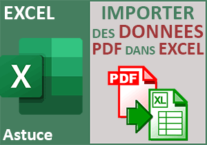 Importer les données de fichiers PDF dans Excel