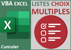 Liste déroulante à choix multiples en VBA Excel