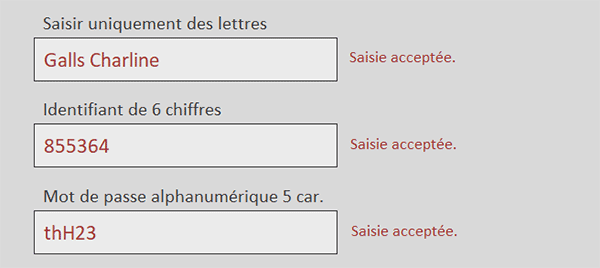 Mot de passe avec majuscule, minuscule et chiffre sur formulaire Access