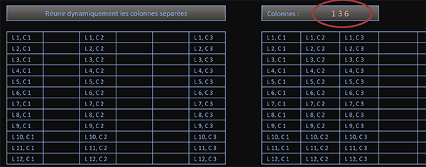 Réunir les colonnes Excel à l-extraction en VBA