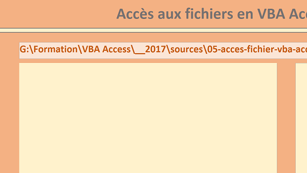 Récupérer chemin complet de dossier par boîte de dialogue en VBA Access