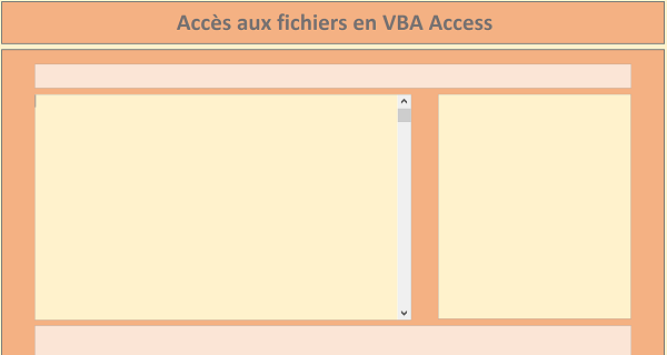 Formulaire Access avec zone de liste pour afficher fichiers externes récupérés en VBA