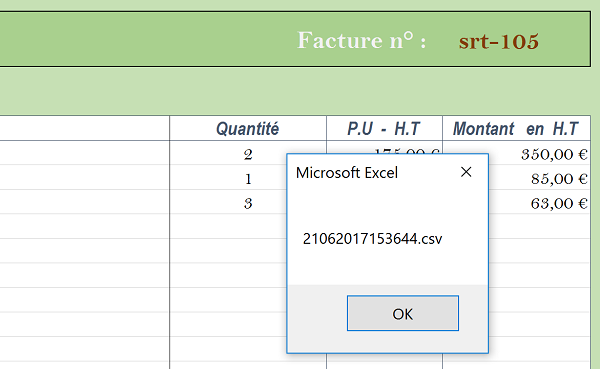 Créer un nom de fichier unique en VBA pour exporter et archiver données