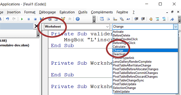 Contrôler la saisie en VBA Excel