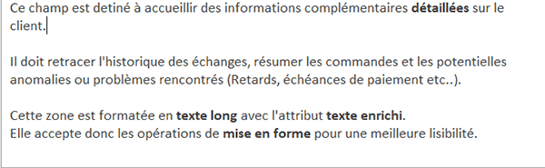 Agrandir une zone de texte au clic sur un formulaire Access