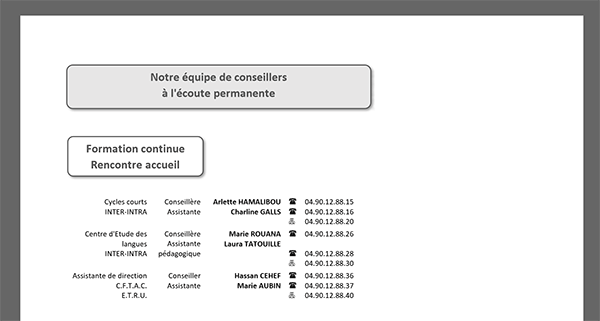 Dimensions du tableau et des formes géométriques ne s-adaptent pas au changement d-orientation du document Word