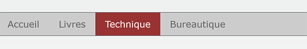 Changer la couleur du menu Html au passage de la souris