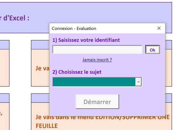 Alerte visuelle animée sur formulaire Excel au clic sur un bouton VBA