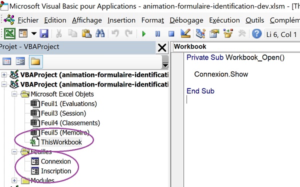 Déclencher affichage automatique formulaire VBA sur ouverture classeur Excel