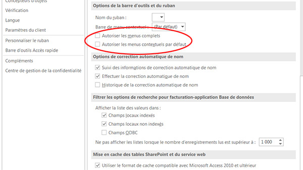 Limiter les droits utilisateurs dans la base de données