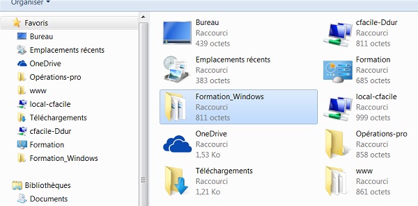 Ajouter des accès rapides aux favoris explorateur Windows
