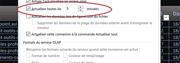 Actualiser automatiquement les importations des fichiers du dossier avec les connexions PowerQuery Excel