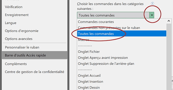 Ajouter des boutons de commandes dans les rubans ou dans la barre d-accès rapide d-Excel