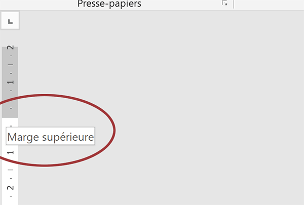 Réduire les marges du document Word pour faire une présentation du bulletin inscription sur une seule page