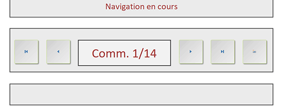 Barre de navigation personnalisée sur formulaire Access avec zone de texte prévue pour le calcul des classements