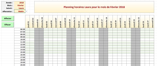 TUTO Générer un planning annuel en VBA sur Tuto.com