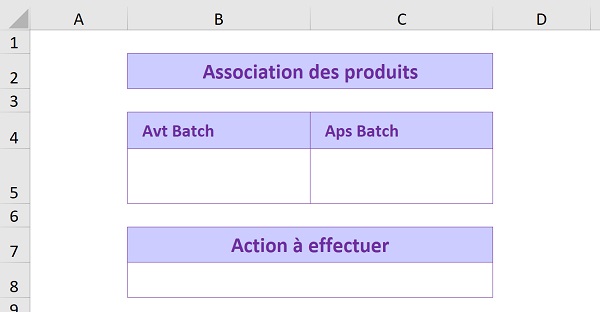 Console Excel pour recouper les critères des données à extraire dans table à 2 entrées