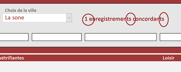 Défaut accord grammatical sur le décompte des enregistrements filtrés sur le formulaire Access