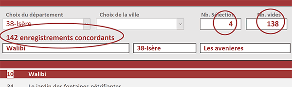 Compter les lignes non cochées sur un formulaire Access