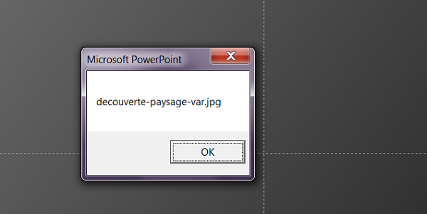 Récupérer noms fichiers et images dans un dossier en VBA PowerPoint
