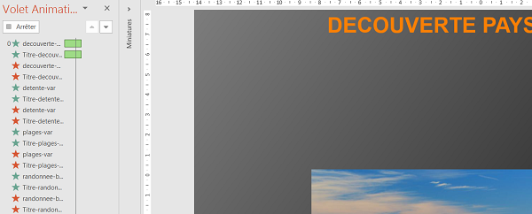 Effets animations et minutage automatiques sur photos, codés en VBA PowerPoint