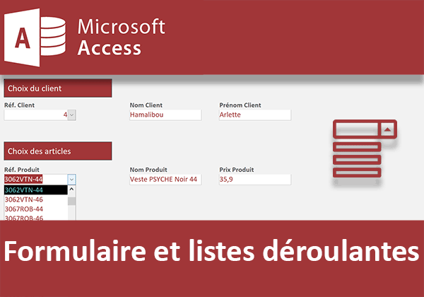 Remplir contenu du formulaire Access en fonction des choix réalisés dans des listes déroulantes