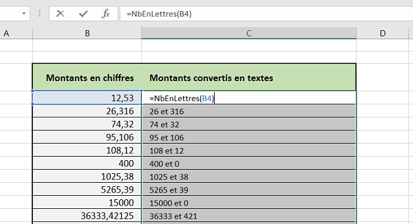 Dissocier partie entière et décimale du nombre avec fonction VBA Excel