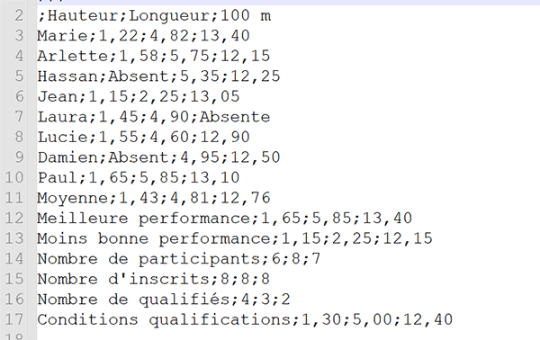 Données Excel converties au format CSV en VBA Access