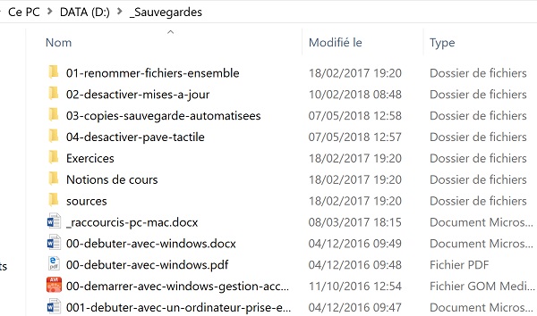 Copie complète de tous les fichiers et sous dossiers grâce à un script de fichier Cmd Windows