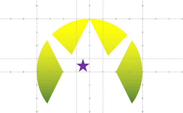 Forme géométrique de base pour création motif de remplissage Powerpoint