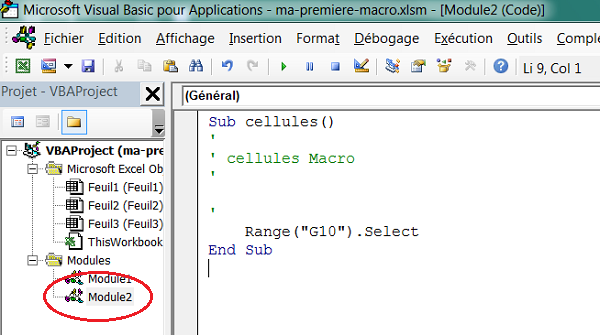 Objet Range en VBA Excel pour manipuler les plages de cellules