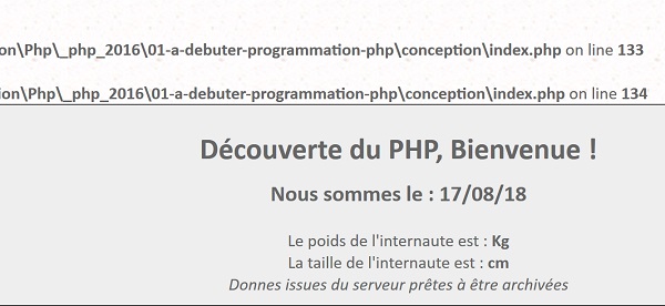 Erreurs PHP à cause de variables indéfinies car valeurs non encore postées