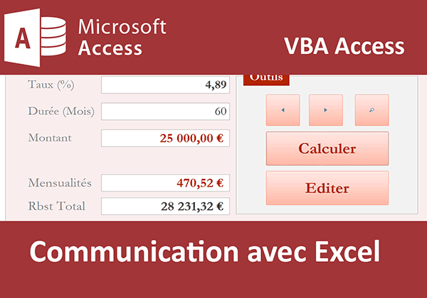 Prélever des résultats de calcul dans une feuille Excel par le code VBA pour les exploiter sur un formulaire Access