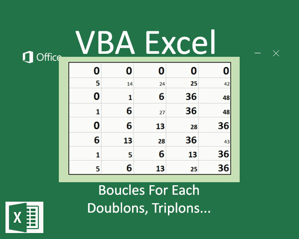 Boucles For Each pour des traitements récursifs et optimisés en VBA Excel