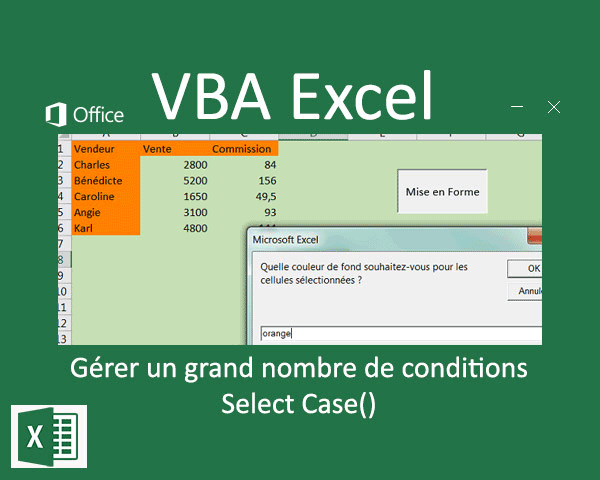 Analyser de multiples conditions et critères en programmation Visual Basic Excel
