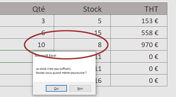 Contrôler la saisie utilisateur en VBA Excel