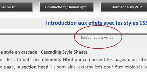 Page Html d-accueil sans animation de texte