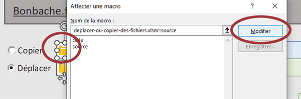 Accéder au code VBA associé à un bouton de feuille Excel