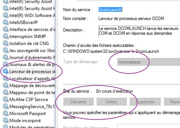 Services et processus de mise à jour Windows impossibles à stopper ou à couper