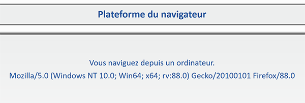 Détecter la connexion depuis un ordinateur de bureau avec le code Javascript