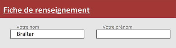 Afficher la zone de texte suivante sur un formulaire Access après la saisie dans la première zone de texte