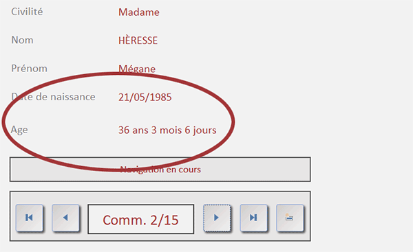 Calculer âge des personnes sur formulaire Access en VBA