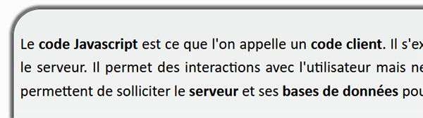 Paragraphe Html à afficher dans une boîte de dialogue mobile