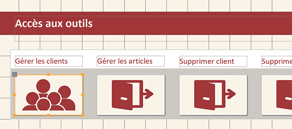 Greffer une image personnalisée sur un bouton de formulaire Access