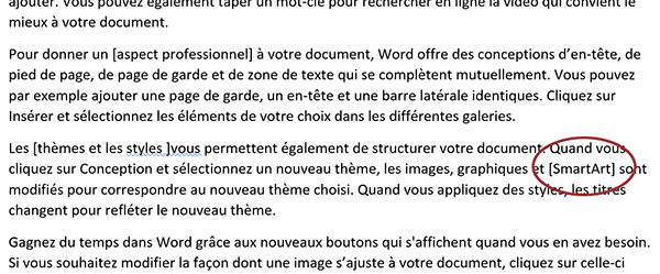 Encadrer automatiquement un mot dans le document en VBA Word sans sélection préalable