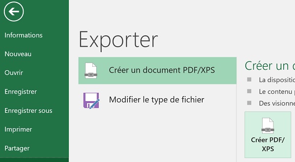 Exporter tableau de feuille Excel dans un fichier PDF protégé